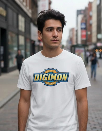 Playera Con Logo De Digimon Unisex