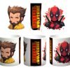 Taza Deadpool 3 Wolverine Ceramica 355 Ml