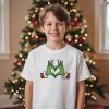 Playera Infantil Grinch Corazon Navidad