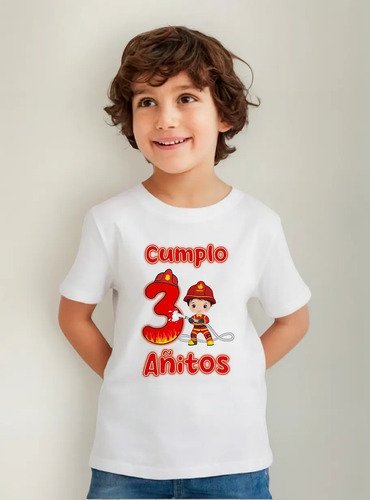 D_853958-MLM85369757199_052025-O.jpg Playera De Cumpleaños De Bomberos
