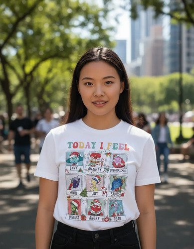 Playera Unisex Intensamente De Navidad