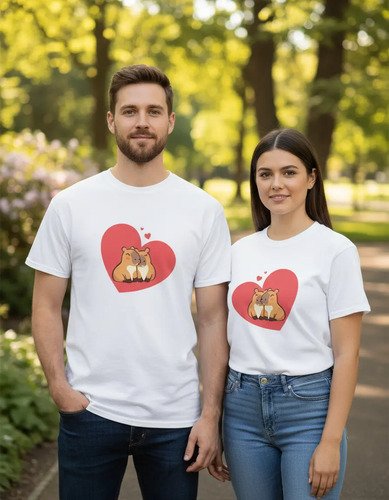 D_859561-MLM94097975479_102025-O.jpg Duo De Playeras Para Parejas Capibara