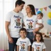 Kit 4 Playeras + Pañalero Zootopia Para Cumpleaños