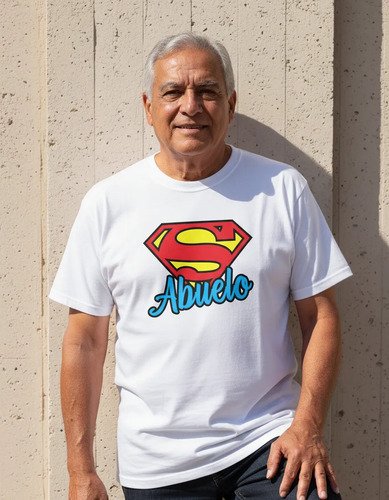 Playera Super Abuelo Día Del Abuelo