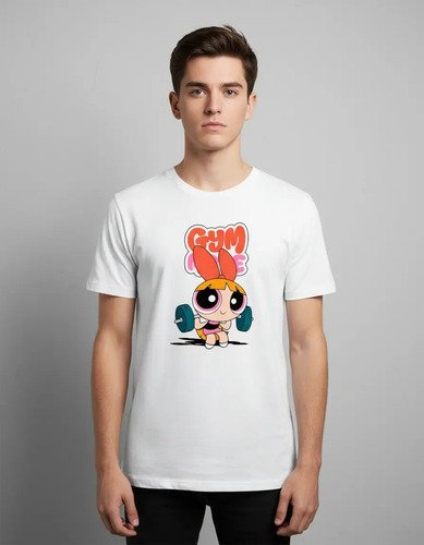 Playeras Chicas Superpoderosas Gym Mode