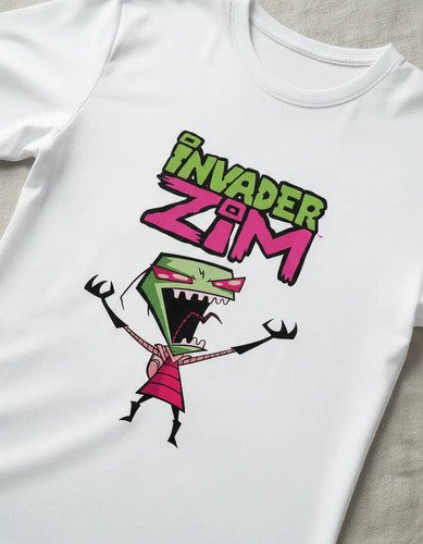 D_866071-MLM94886403157_102025-O.jpg Playera Invasor Zim Unisex Adulto