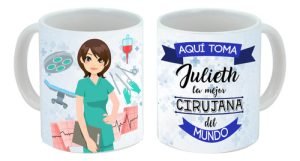 Taza Personalizada De Cirujana 325 Ml 11 Oz