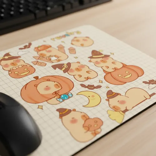 D_870652-MLM92719370210_092025-O.webp Mouse Pad Capibara Cute