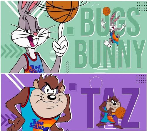 Pack 80 Plantillas Tazas Y Playeras Looney Tunes