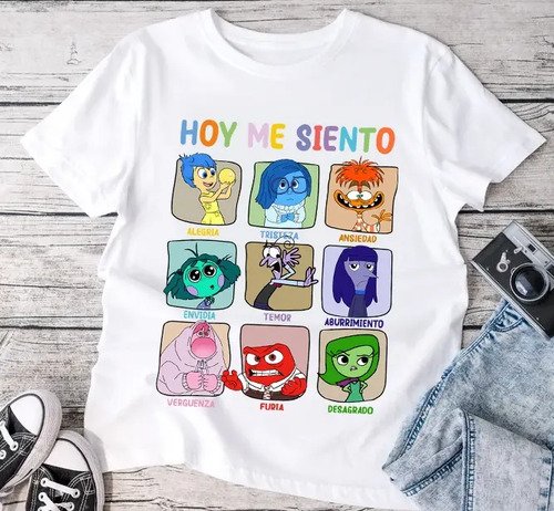 Playera Intensamente 2 Hoy Me Siento