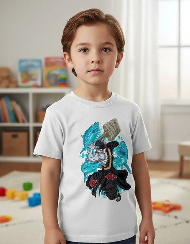 Playera Kisame Akatsuki Anime Infantil Playera Kisame Akatsuki Anime Infantil