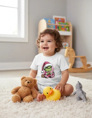 Playera Infantil Grinch Bebe Navidad