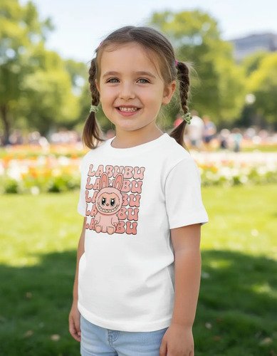 D_880995-MLM93593096075_092025-O.jpg Playera De Labubu Infantil Varios Diseños