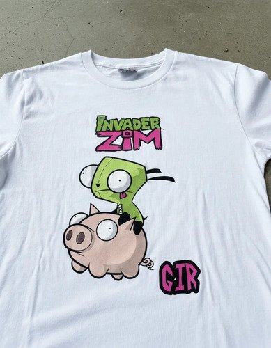 D_881518-MLM94886477751_102025-O.jpg Playera Invasor Zim Personaje De Gir Unisex