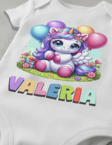 Pañalero Unicornio Para Bebé Diseño Tierno Ideal Para Regalo
