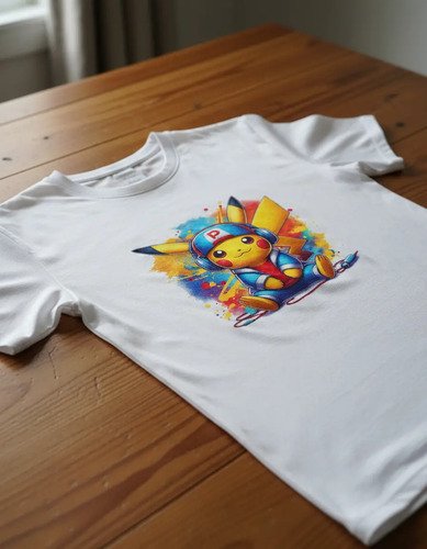 D_887954-MLM94102678231_102025-O.jpg Playera Infantil Pikachu