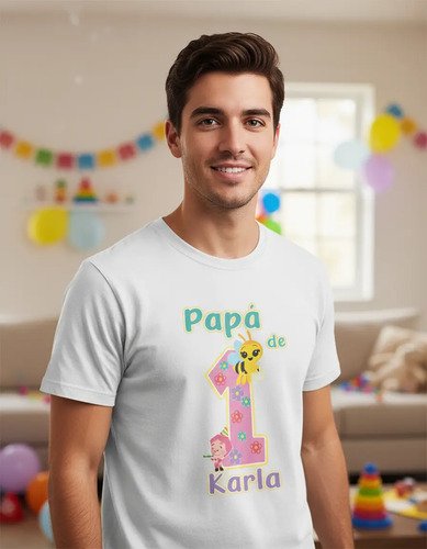D_890308-MLM95215383475_102025-O.jpg Kit De Playeras De Abejita Chiquitita Para Cumpleaños