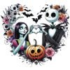 D_890706-MLM79445512267_092024-O.jpg Playera Jack Y Sally Halloween Unisex