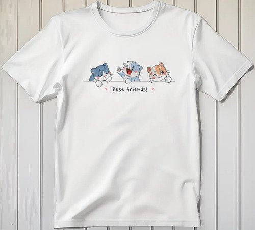 D_893986-MLM86823396867_062025-O.jpg Playera Cat Cute Friends