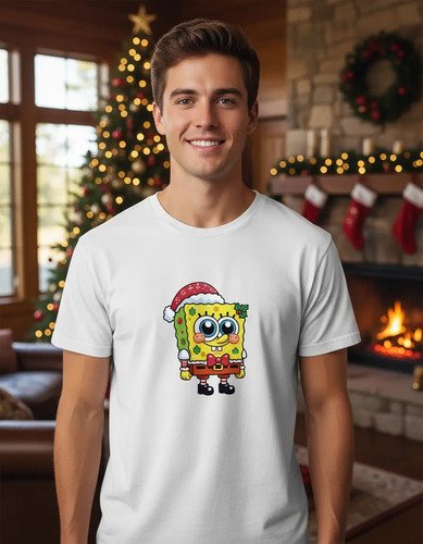 D_895070-MLM98156915937_112025-O.jpg Playera Bop Esponja Navidad