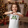Playera Infantil Grinch Corazon Navidad
