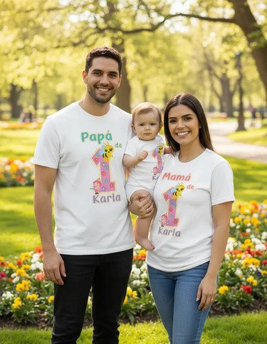 D_897624-MLM95215382589_102025-O.jpg Kit De Playeras De Abejita Chiquitita Para Cumpleaños