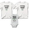 Kit 2 Playeras Unisex + 1 Pañalero Anunciar Embarazo