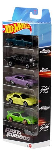 Hot Wheels Rápidos Y Furiosos Pack De 5 2025 Fast & Furious