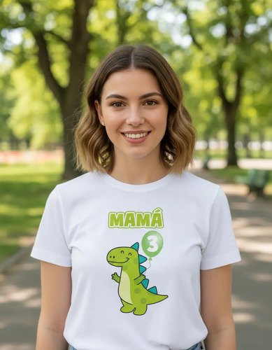 D_899859-MLM94487297451_102025-O.jpg Kit De 3 Playeras De Dinosaurio Para Cumpleaños