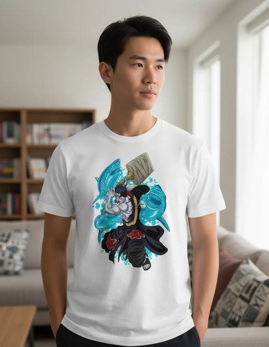 D_903529-MLM92827107330_092025-O.jpg Playera Kisame Akatsuki Anime Unisex
