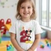 Playera Mickey Mouse Numeros Del 1 Al 10 Cumpleaños Infantil