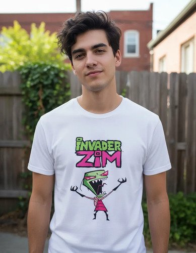 D_909026-MLM94456156780_102025-O.jpg Playera Invasor Zim Unisex Adulto