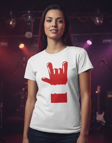 D_910856-MLM97696700220_112025-O.jpg Playera De Navidad Con Mano De Santa