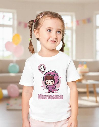 D_913181-MLM105121515055_012026-O.jpg Kit Familiar 3 Playeras Cumpleaños Dinosaurio Personalizado