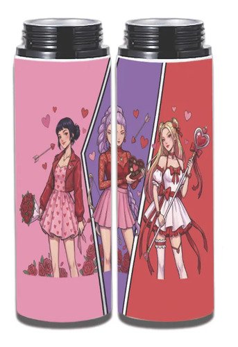 D_913967-MLM107428923795_022026-O.jpg Botella De Agua 750ml Aluminio - K-pop Demon Hunters