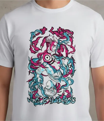 D_914253-MLM93422134107_092025-O.webp Playera Sakuna-itadori Jujutsu Kaisen Anime Unisex