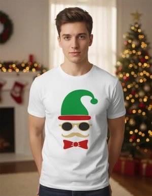 D_919852-MLM94495950761_102025-O.jpg Playera Navidad Bigote Hipster