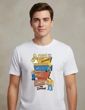 Playera Los Simpsons De Papá Dia Del Padre Homer