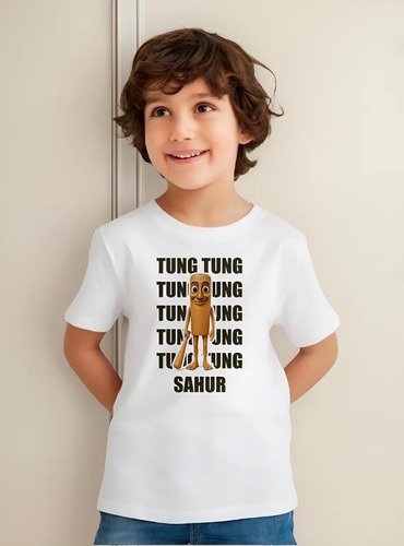 Playera Tung Tung Tung Sahur Infantil