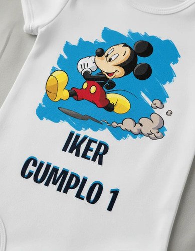 Pañalero Personalizado Mickey Mouse Cumpleaños