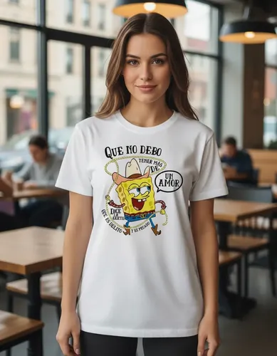 Playera Bob Esponja No Debo Tener Mas De Un Amor