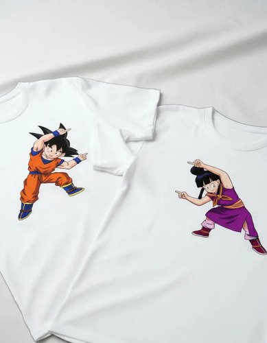 Duo Playeras De Goku Y Milk Unisex San Valentin