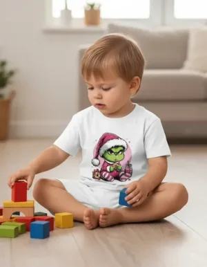 Playera Infantil Grinch Bebe Navidad Playera Infantil Grinch Bebe Navidad