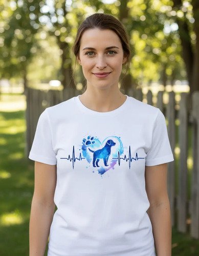 Playera Latidos Perrito Unisex