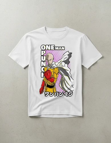 Playera Saitama One-punch Man Anime Unisex