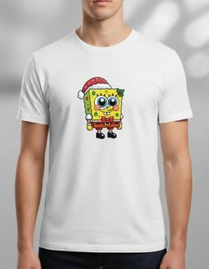 Playera Infantil Bop Esponja Navidad