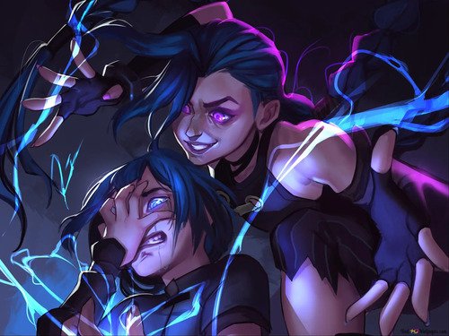 Playera Powder Y Jinx Arcane Unisex