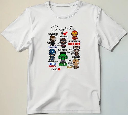 D_935447-MLM85424460159_052025-O.jpg Playera Super Héroes Dia Del Padre