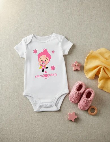 D_936385-MLM92401095263_092025-O.jpg Pañalero Mameluco De Plim Plim Para Niña De 3 A 12 Meses