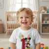 Playera Mickey Mouse Numeros Del 1 Al 10 Cumpleaños Infantil
